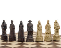 Berkeley Chess Angielski Russet & Walnut — zestaw szachowy