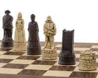 Berkeley Chess Angielski Russet & Walnut — zestaw szachowy