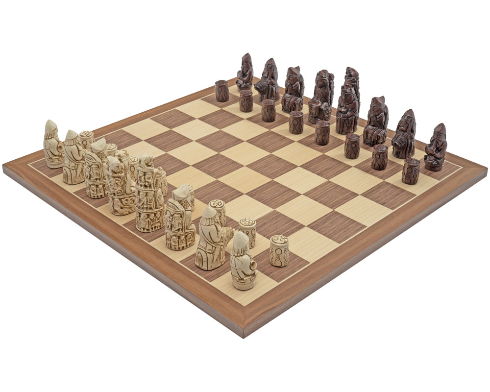 Zestaw szachowy Berkeley Chess Medieval Russet & Walnut