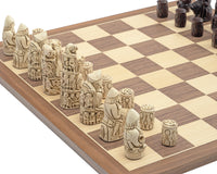Zestaw szachowy Berkeley Chess Medieval Russet & Walnut