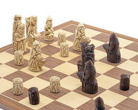 Zestaw szachowy Berkeley Chess Medieval Russet & Walnut