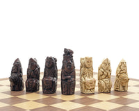 Zestaw szachowy Berkeley Chess Medieval Russet & Walnut