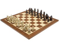 Berkeley Chess — Zestaw szachowy „Alicja w Krainie Czarów” (rdzawy i mahoniowy)