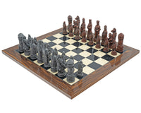 Zestaw szachowy Berkeley Chess Camelot – metal i palisander