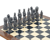 Zestaw szachowy Berkeley Chess Camelot – metal i palisander