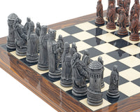 Zestaw szachowy Berkeley Chess Camelot – metal i palisander