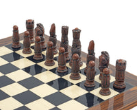 Berkeley Chess Wiktoriański Zestaw szachowy z metalu i palisandru