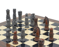 Berkeley Chess Wiktoriański Zestaw szachowy z metalu i palisandru