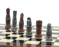 Berkeley Chess Wiktoriański Zestaw szachowy z metalu i palisandru