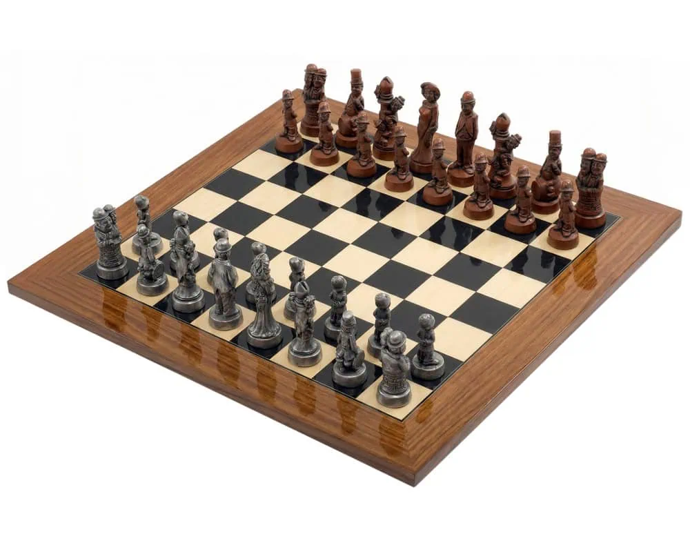 Zestaw szachowy Berkeley Chess Movie Stars Metal & Palisander Grand