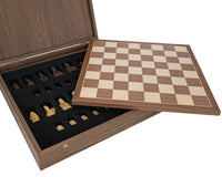 Zestaw szachowy Isle of Lewis i Walnut Deluxe z pudełkiem prezentowym