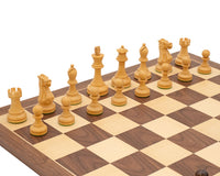 Zestaw szachowy Staunton Deluxe z palisandru i orzecha włoskiego