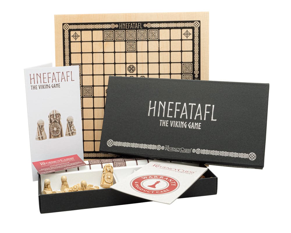 Hnefatafl - The Viking Game Deluxe Edition with beautifully crafted board and pieces in premium packaging