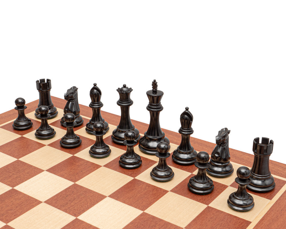 Zestaw szachowy Abingdon Black and Mahogany (Hover Image)