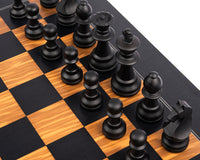 Zestaw szachowy Rechapados Ferrer Black & Olive Deluxe Staunton z etui